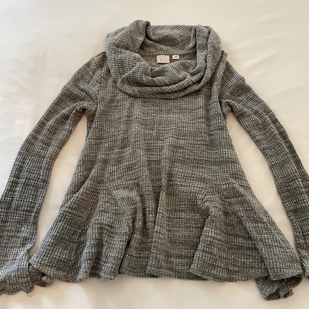 Anthropologie cowl neck top